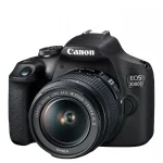 دوربین عکاسی DSLR کانن مدل EOS 2000D با حسگر 24.1 مگاپیکسل، لنز 18-55 میلی‌متر IS II، صفحه‌نمایش 3 اینچ، فیلم‌برداری Full HD، مناسب عکاسان مبتدی و نیمه‌حرفه‌ای
